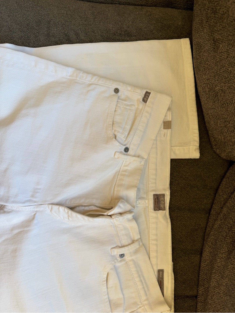 Women’s White Classic Straight Jeans Citizens of Humanity